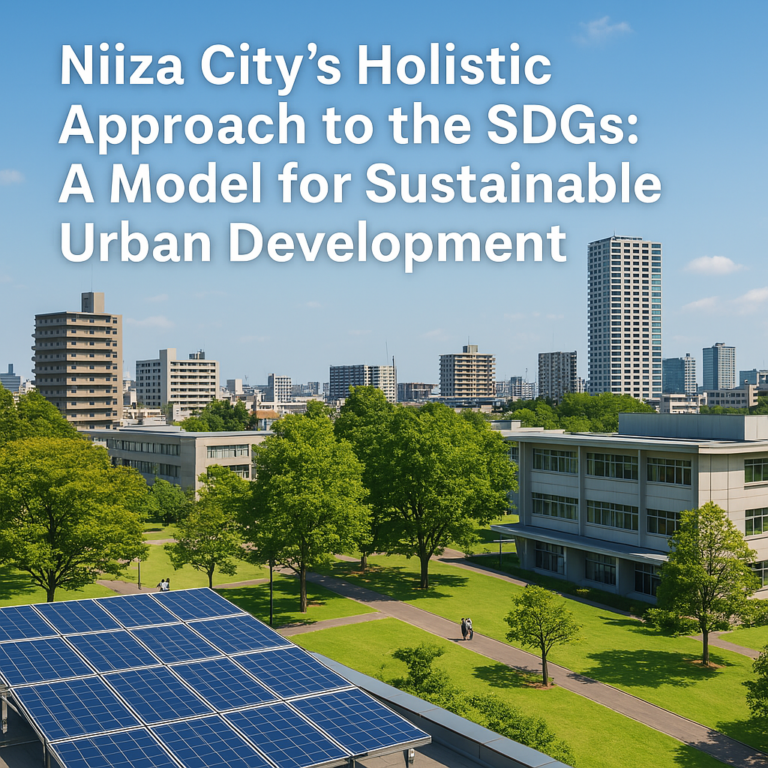 Niiza City’s Holistic Approach to the SDGs: A Model for Sustainable Urban Development